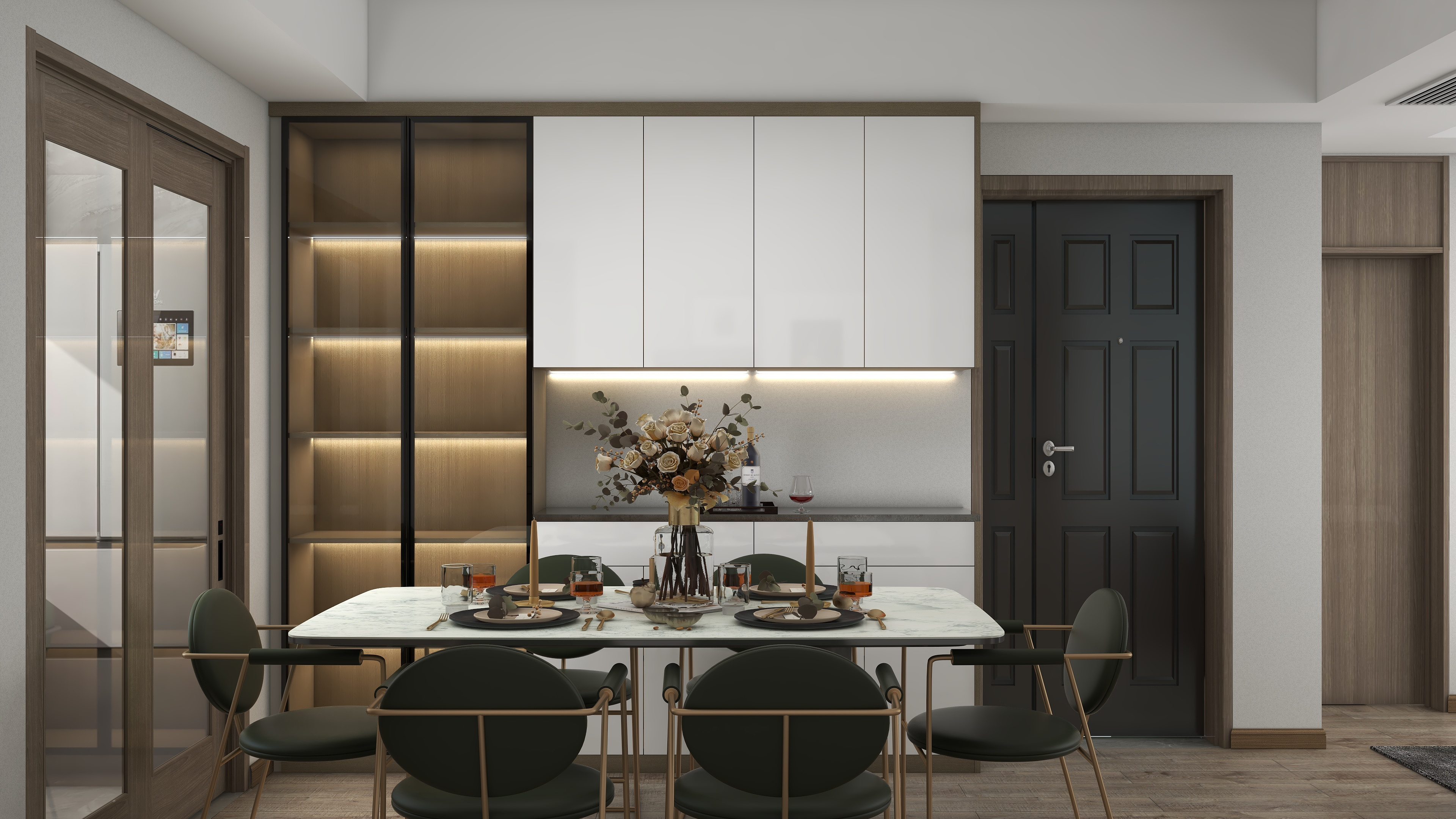 居图空间极简家居餐厅设计